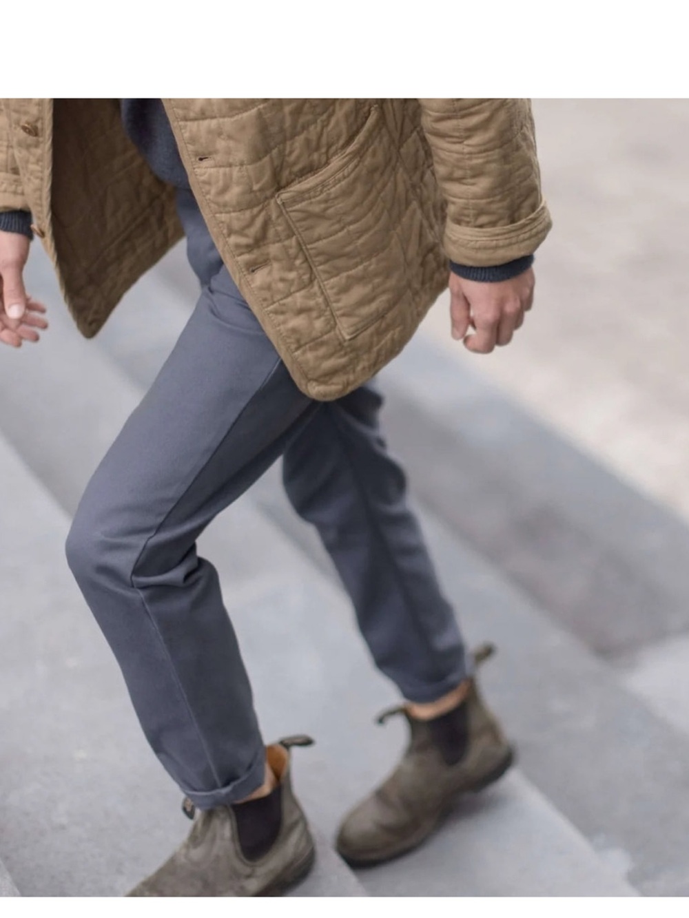 Alex crane chum Classic Straight-Leg Pants in Charcoal Gray